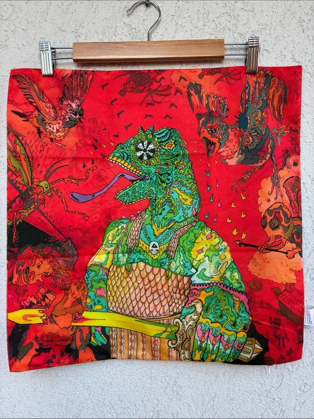 King  Gizzard and the Lizard Wizard pillow cover 12 bat bruise
